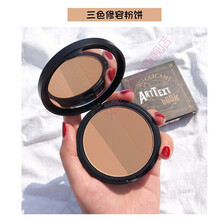 高光侧影修容盘一体盘修容粉饼网红李佳琦两用女初学者鼻影发际线 三色修容粉饼
