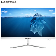 神舟(HASEE) 新锐T33一体机台式电脑23.8白色 （Intel 四核i3-10100 win10 8G 512G WIFI 键鼠）