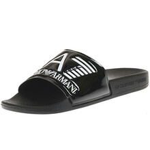 ARMANI 阿玛尼 /EA7运动休闲沙滩凉拖鞋居家一字拖XCP001XCC22 白色LOGO 40