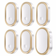 CACAZI卡佳斯 A99五拖一门铃无线家用电子遥控智能门玲老人病人超远距离医院呼叫器 金色