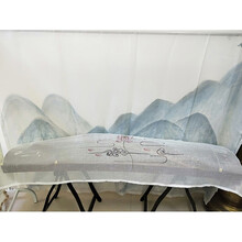 京炫（JINGXUAN)1米古筝防尘罩一米135 80 90小古筝防尘罩盖布手绘古筝盖琴罩遮尘 135古筝罩莲花祥云定制