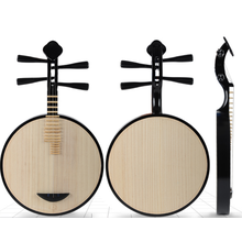 月琴乐器 专业演奏非洲紫檀木 老竹品 花开富贵琴头 8212月琴 8211R硬木月琴