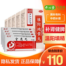 北京同仁堂 桂附地黄丸水蜜360丸 温阳补肾 男女人士肾亏透支阳虚补肾八味地黄丸中成药品 脾肾双补两助疗程】5盒+4盒全鹿丸