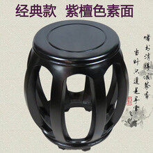 京炫（JINGXUAN)敦煌古筝凳子  实木古筝琴凳 大厂直销红木色楠木色 【经典款】黑色素面高43厘米