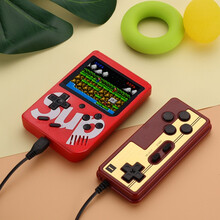 霸王小子psp游戏机掌机 充电宝掌上双打游戏机sup复古迷你怀旧充电礼物儿童俄罗斯方块FC魂斗罗 旗舰对战增强版+手柄（内置500款游戏）