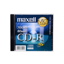 麦克赛尔maxell 原装行货 48速 cd-r 空白光盘 700MB无损音乐cd刻录盘 单片盒装0 单片盒装5张