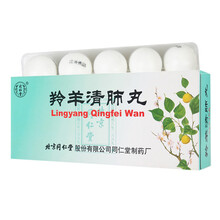 北京同仁堂 羚羊清肺丸 6g*10丸 4盒(约12天量)