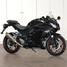 全新国产小忍者摩托车国四电喷200/400CC双缸水冷电喷摩托车跑车街车重机车公路赛车可上牌 推荐颜色 国四电喷宗申200CC单缸六档平衡轴风冷链条机