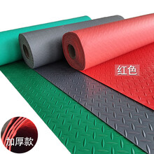 地板胶加厚防水耐磨地板革水泥地面专用pvc地胶商用家用满铺塑胶 加厚款红色人字纹【15平方一卷】 2.3mm厚