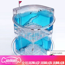 蚂蚁工坊 蚂蚁城堡家园庄园蚁后窝 蚂蚁宠物蚂蚁活体幼儿学玩具ljf 双层+蚁后+60只蚂蚁+工具10件套
