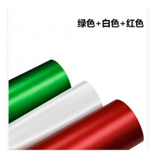 汽车中网贴改装三色条拉花全车贴前脸装饰贴纸改色膜进气格栅贴膜 红 白 绿【适合所有车型】