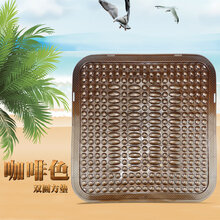 2021新款车子座垫汽车坐垫夏季凉垫塑料座垫大货车面包车透气座椅通风凉席单片夏天卡罗卡朗逸轩逸速腾哈 特惠款方垫-咖色(只有100件)