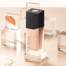 极密（SKIN MATCH）轻透粉底液干皮遮瑕水润保湿久持不易脱妆粉底液 液光鲜肌#自然色30g