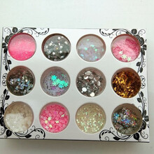 Y 舞台化妆脸贴面贴珍珠钻六一儿童节眼睛下面贴的钻脸上饰品眼角水晶化妆亮钻闪光水钻眼部表演装饰在Y 12盒眼装2号【送胶水点钻笔】