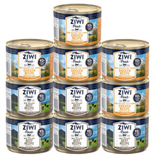 巅峰猫罐头ZiwiPeak主食罐头猫粮185g*10罐 猫咪湿粮新西兰进口幼猫成猫猫粮湿粮 牧场组合10罐(牛3羊3鸡3lu1)