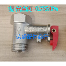 适用惠而/浦 志高 享力奇电热水器安全阀单向止回阀泄压阀配件 0.75