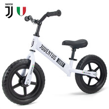 圣贝儿（SmartBeBe）尤文图斯儿童平衡车 1-2-3-6岁竞技平衡滑步车 免充气小孩无脚踏自行 标配平衡车白色