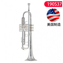 巴哈Bach降B调小号乐器190S37镀银品质定制款 美国原装 镀银 190S37