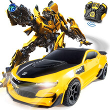 变形金刚（Transformers）玩具6擎天柱大黄蜂可声控感应遥控汽车人变形模型儿童男孩玩具 大黄蜂【手势感应+声控变形】