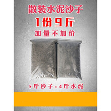 散装水泥沙子 家用砂浆胶堵漏防水填洞修补墙面花盆速干黑水泥沙