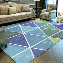 月之吻现代简约客厅茶几沙发卧室新中式卧室床边玄关地毯可水洗 XD-44 120*160CM