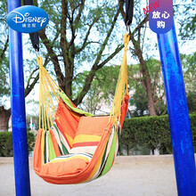 迪士尼 （Disney）儿童秋千室内户外庭院房间卧室吊椅阳台摇篮床家用门框布袋荡秋千生日礼物抖音网红 户外套餐【糖果】+3米绑带+安全扣