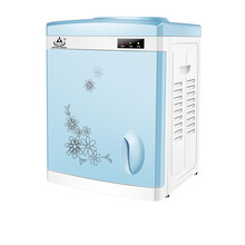 家用饮水机台式小型可制冷制热迷你型冷热两用宿舍桌面即热式饮水 蓝色带门升级款 温热