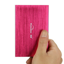 蓝硕老笔记本IDE并口针式2.5英寸移动硬盘盒子USB2.0外置金属铝壳 U25YA-IDE红色 移动硬盘盒2.5英寸USB2.0