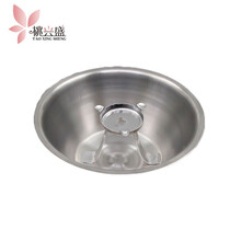 桃兴盛 配华帝 万和 老板 抽油烟机配件 油杯油碗中欧式老式接油盒圆形方形三爪卡扣 8号金属三爪油杯