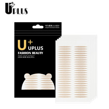 优家（UPLUS）双眼皮贴 黏性好长久不脱易上妆 双眼皮纤维条 隐形自然无痕肉色网纹双眼皮贴960贴 橄榄型