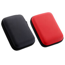 【品质保证】【 两个装】硬盘包2.5英寸希捷保护盒鼠标充电宝整理包收纳包 红色1个+黑色1个