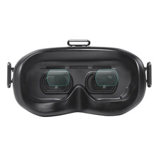 适用于大疆DJI FPV穿越钢化膜眼镜V2传感器纳米保护天线收纳腰带夹背挂电池盒充电宝供电线机配件 FPV飞行眼镜V2钢化膜 （2套装）