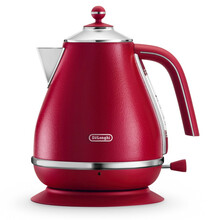德龙(Delonghi)电水壶不锈钢电热水壶加热1.7L家用办公室磨砂哑光KBOE2001.R火焰红