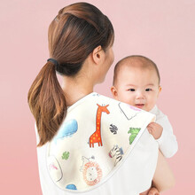 京东超市	
9i9久爱久婴儿拍嗝巾宝宝拍嗝垫肩巾新生儿围嘴纯棉防水防吐奶口水巾拍背安抚巾手臂枕多功能巾小鹿21A005