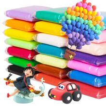 煦贝乐 超轻粘土套装袋装彩泥起泡胶橡皮泥8色12色36色大小包装男孩女孩玩具儿童手工DIY制作5D太 36色超轻粘土袋装