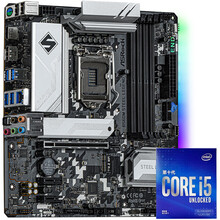 华擎（ASRock）B560M Steel Legend主板 + i5-10600KF 6核 板U套装