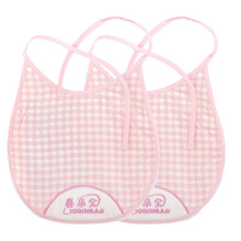 京东超市	
喜亲宝（K.S.babe) 婴儿防水围嘴 宝宝吃饭围兜新生儿口水巾 竹纤维围嘴用品可调节2条装粉色