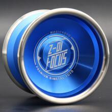 高端竞技专用 悠悠球MAGICYOYO Z01-focus焦点金属溜溜球鬼手 银环宝石蓝(送价值50元配件包)