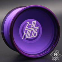 高端竞技专用 悠悠球MAGICYOYO Z01-focus焦点金属溜溜球鬼手 紫环紫色(送价值50元配件包)