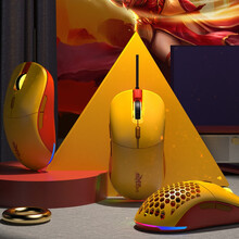 FirstBlood 米米亚联名定制有线鼠标USB电竞dota吃鸡游戏鼠标宏16000dpi男女生通用