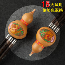 葫芦丝演奏型成人自学教降B调儿童小学C调云南胡芦丝乐器初学 A调+盒子+学习指南