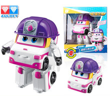 奥迪双钻超级飞侠益智可动变形机器人金小子乐迪小爱多多雪儿变形车套装全套玩具 大变形机器人-小柔