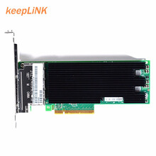 keepLINK KP Intel XL710BM1 芯片组万兆服务器网卡 万兆光纤网卡扩张 4个万兆网口 X710-T4