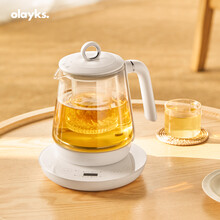 olayks养生壶煮茶器电热电炖花茶杯燕窝炖盅迷你玻璃多功能电热烧水电茶水壶小型办公室全自动养身杯 1L养生壶