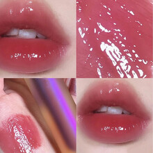 【第2支10】夏日酵果汁嘟嘟唇贝壳唇釉镜面水光不沾杯显白持久好气色易成膜轻薄滋润保湿口红 05#半熟葡萄