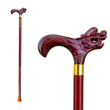 实木拐杖老人拐棍老人手杖老年人木制拐棍滑登山杖手杖 龙头普通款