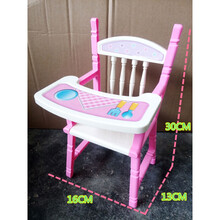 咪露床 咪露娃娃配件餐桌摇篮床枕头被子套装过家家玩具26283032CM可用 米露餐桌