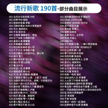 车载cd光盘流行新歌经典老歌 劲爆DJ 粤语宝丽金合集汽车载CD碟片 1碟-190首流行新歌