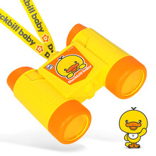鑫思特 黄鸭小望远镜儿童玩具高倍高清双筒男孩女孩宝宝实验小学生放大镜 116