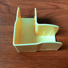 儿童折叠游戏围栏新款固定夹家用室内婴儿护栏配件底座防滑器卡扣 黄色直角1个